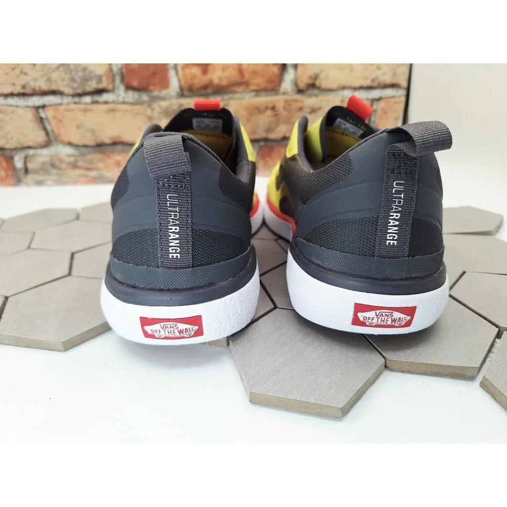 Men Sz 8 Vans UltraRange EXO MTE Sulphur Yellow Red Bruce Lee Rare White Black